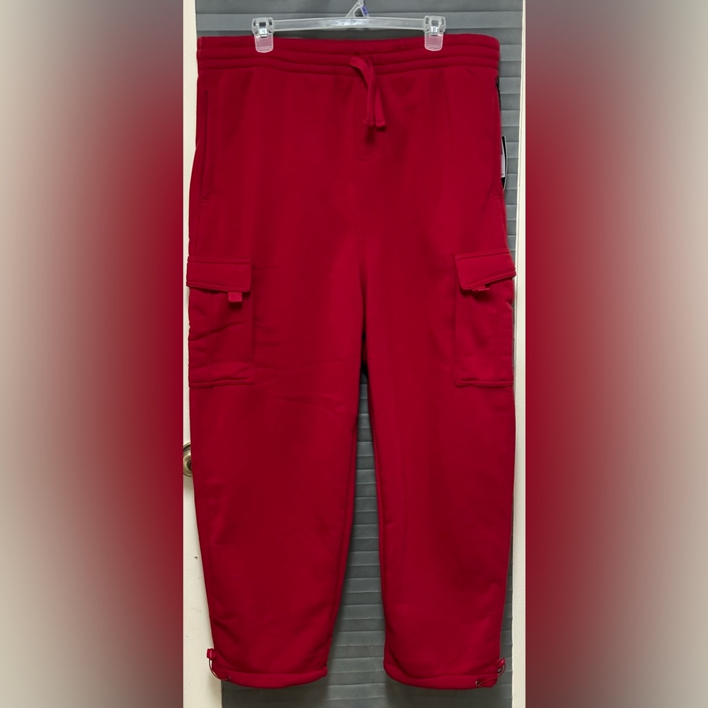 True Born Men’s Red Jogger sweatpants 5XL